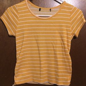 S Striped Yellow Shirt